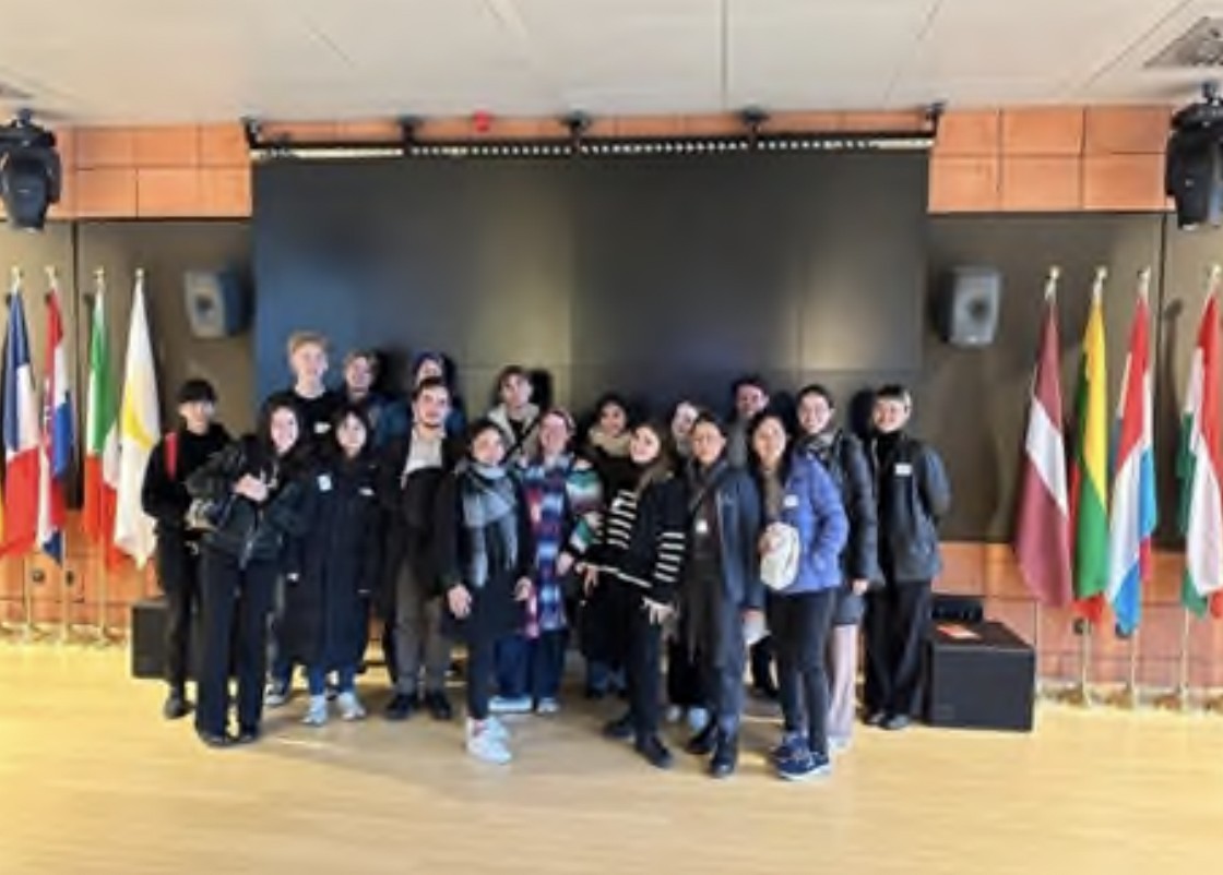 楊沚潾於法國史特拉斯堡大學政治學院交換的照片