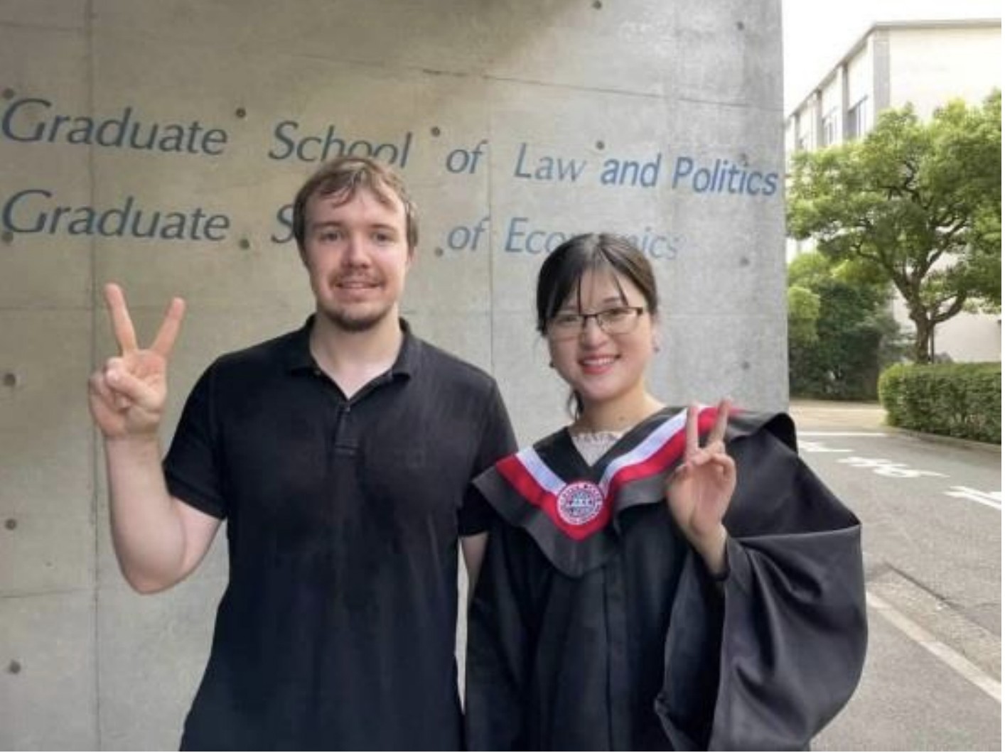 施玫辰於日本大阪大學交換的照片