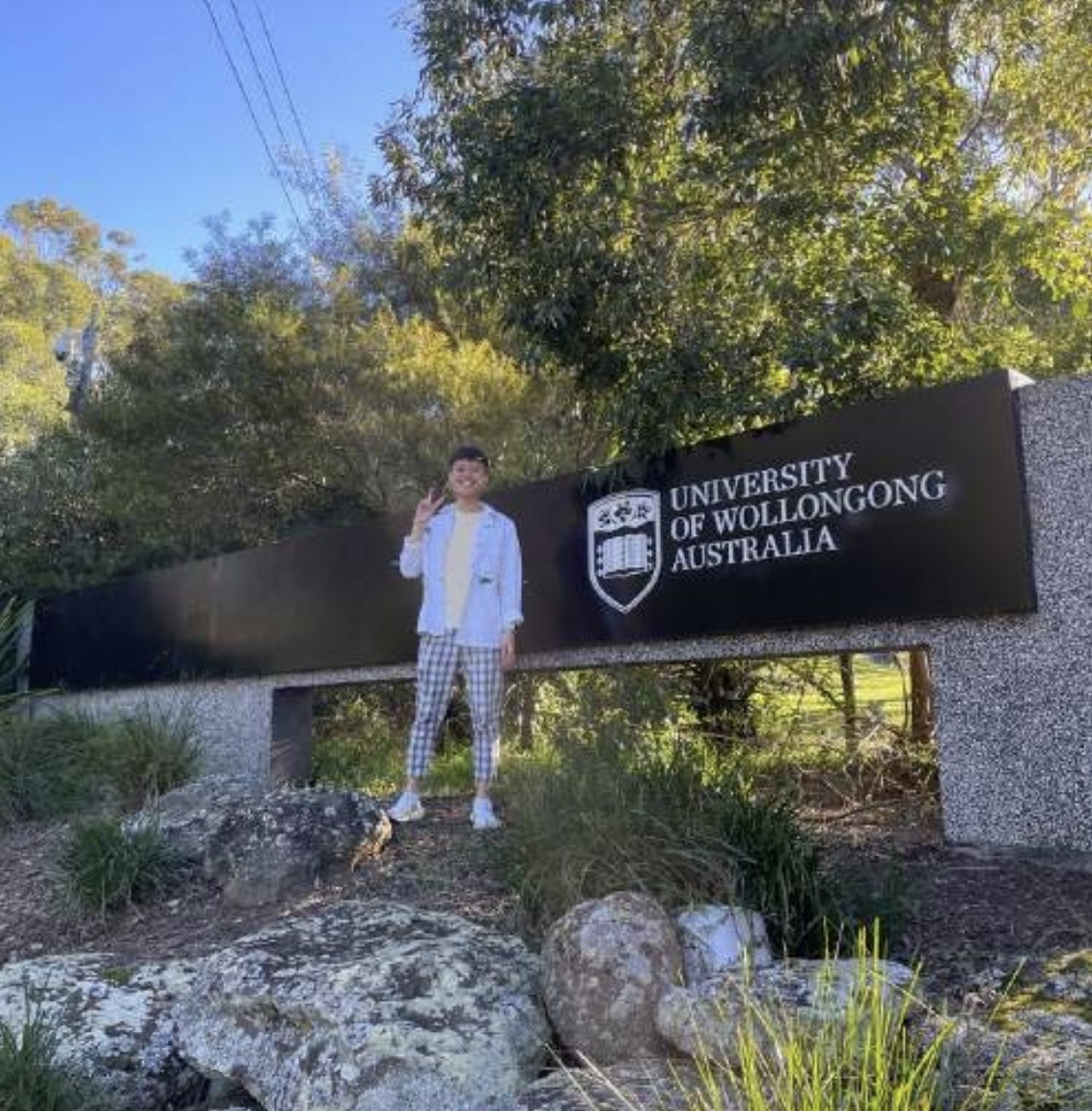 郭濬霈於澳洲臥龍崗大學交換的照片